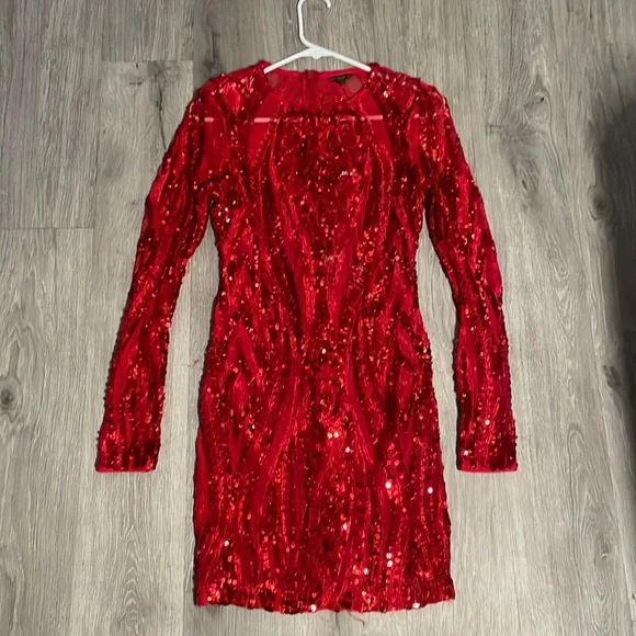 guess red sequin dress Guess | Dresses | Guess Red Sequin Dress